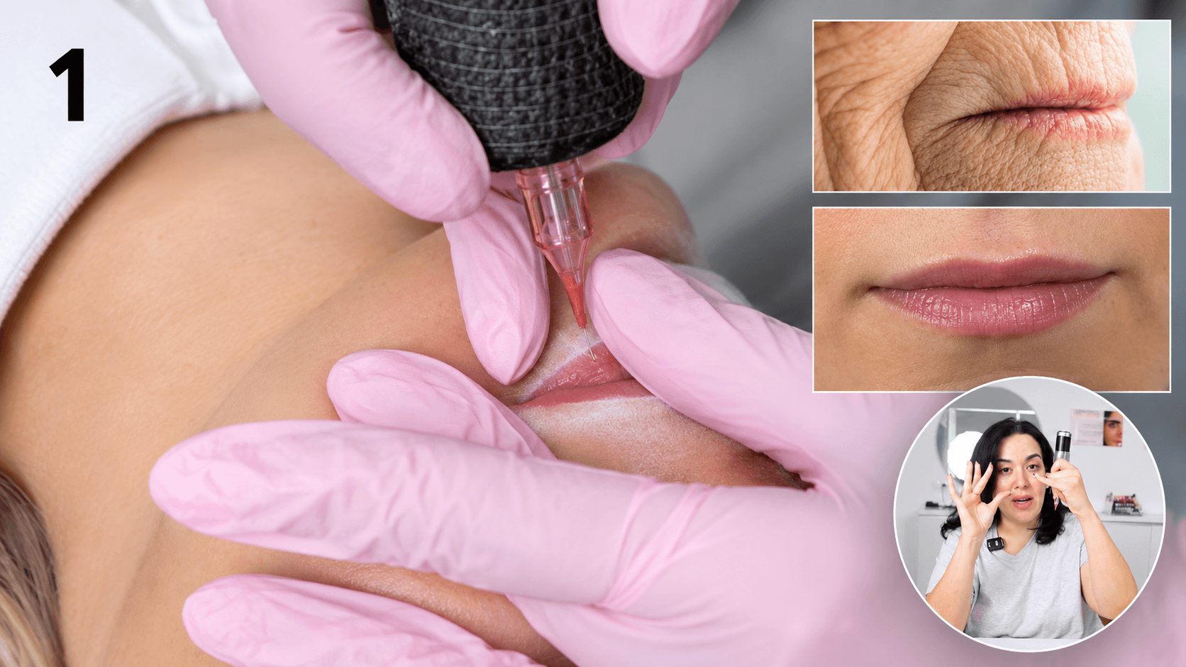 Contour du tatouage des lèvres : pigmenter une ligne nette