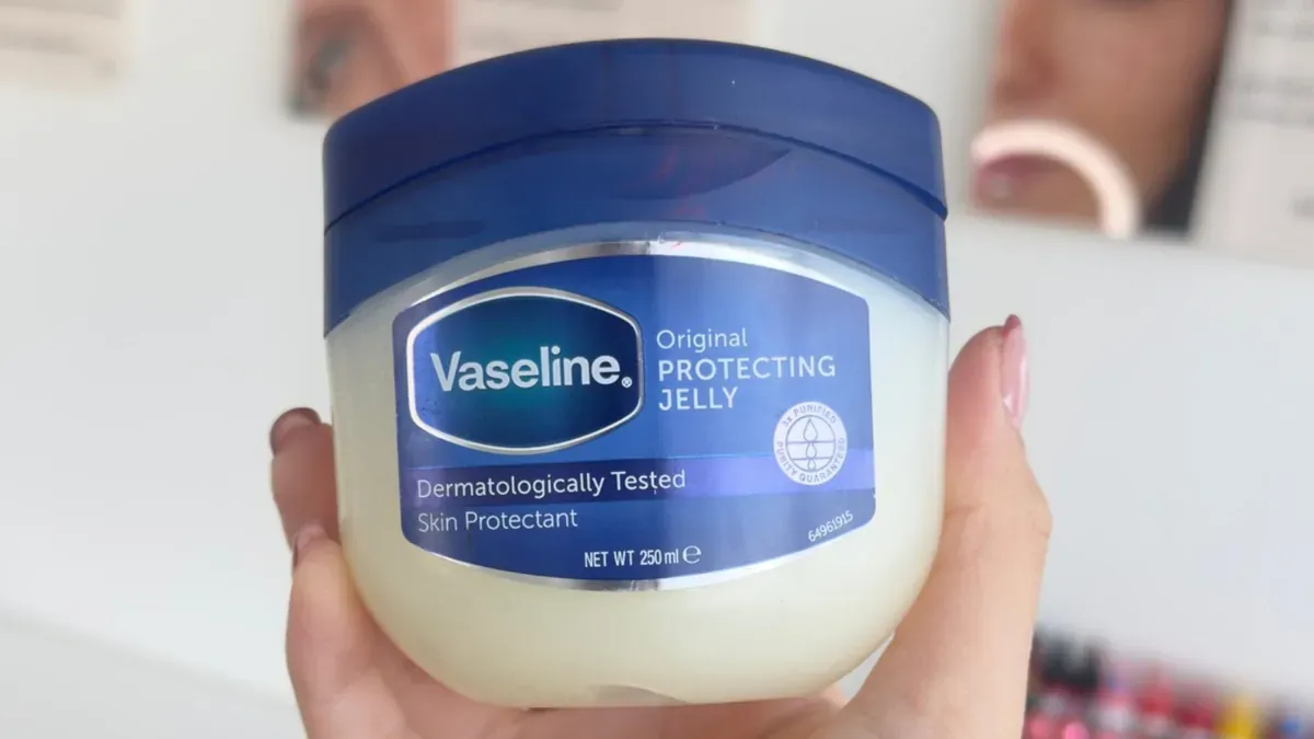 A jar of Vaseline, to use in a tiny amount on very dry skin
